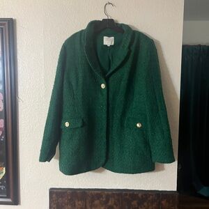 Chic Green Women's Blazer